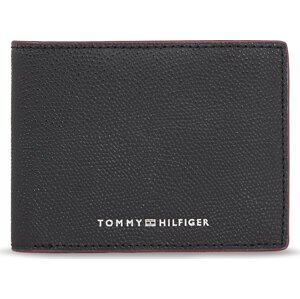 Pánská peněženka Tommy Hilfiger Th Struc Leather Mini Cc Wallet AM0AM11607 Black BDS