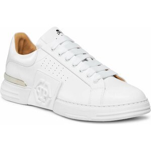 Sneakersy PHILIPP PLEIN Lo-Top Sneakers FACS USC0474 PLE025N White 01