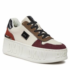 Sneakersy DKNY Lowen K3361202 Pebbl/Bordeaux E8G