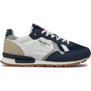 Sneakersy Pepe Jeans Brit Young B PBS40003 Navy 595