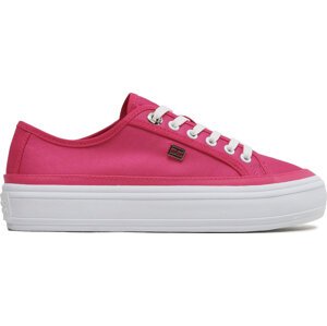 Tenisky Tommy Hilfiger Essential Vulc Canvas Sneaker FW0FW07459 Bright Cerise Pink T1K