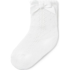 Vysoké dětské ponožky Mayoral 9714 Bílá