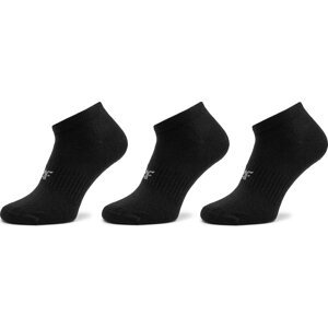 Sada 3 párů dětských nízkých ponožek 4F 4FJSS23USOCM103 94S
