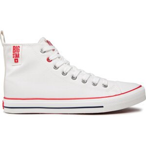 Plátěnky Big Star Shoes JJ174071 White/Red