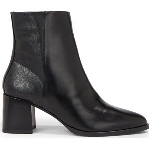 Polokozačky Calvin Klein Almond Ankle Boot 55 - Epi Mn Mx HW0HW01701 Ck Black BEH