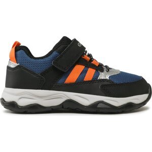 Sneakersy Geox J Calco Boy J26CLA 014CE C4M2T M Dk Blue/Orange