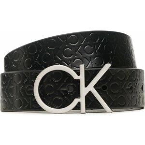 Dámský pásek Calvin Klein Re-Lock Ck Logo Belt 30Mm Emb Mn K60K610981 BAX