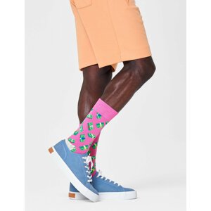 Klasické ponožky Unisex Happy Socks MNY01-3500 Růžová