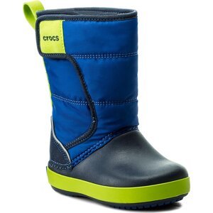 Sněhule Crocs Lodgepoint Snow Boot K 204660 Blue Jean/Navy