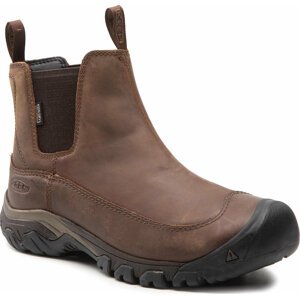 Kotníková obuv s elastickým prvkem Keen Anchorage Boot III Wp 1017790 Dark Earth/Mulch