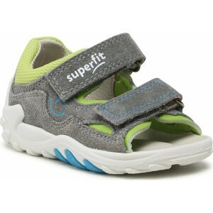 Sandály Superfit 1-000034-2500 S Lightgrey/Lightgreen