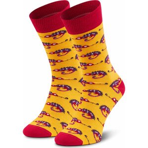 Pánské klasické ponožky Dots Socks D20WF-SX-020-X-041046 Žlutá