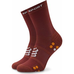 Klasické ponožky Unisex Compressport Pro Racing V4.0 Run High XU00046B Apple Cheddar 309