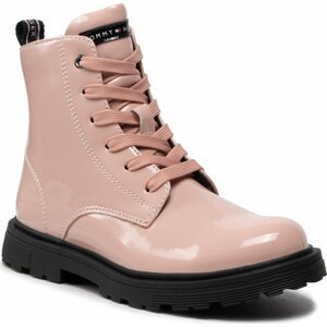 Turistická obuv Tommy Hilfiger Lace-Up Bootie T1A5-32373-1483 S Pink 302