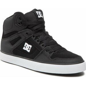 Sneakersy DC Pure High-Top Wc ADYS400043 Black/Black/White (Blw)