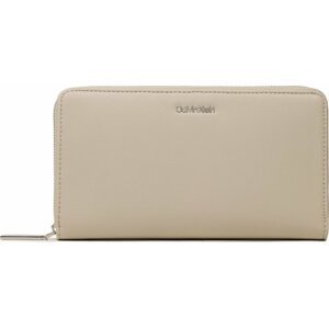 Velká dámská peněženka Calvin Klein Ck Must Z/A Wallet Xl K60K608164 PEA