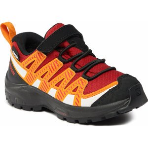 Trekingová obuv Salomon Xa Pro V8 Climasalomon™ Waterproof L47381100 Red Dahlia/Black/Orange Pepper