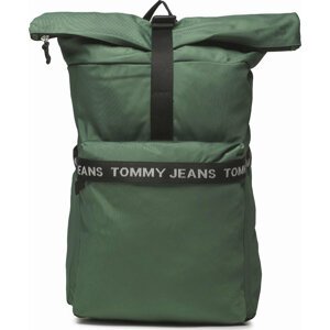Batoh Tommy Jeans Tjm Essential Rolltop Bp AM0AM11176 Zelená