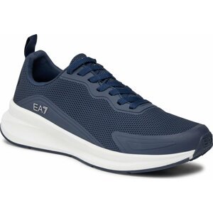 Sneakersy EA7 Emporio Armani X8X150 XK350 R649 Black Iris+Silver