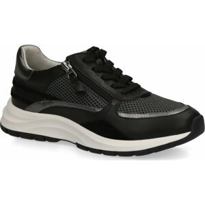 Sneakersy Caprice 9-23710-20 Black/Grey 25