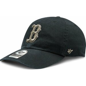Kšiltovka 47 Brand MLB Boston Red Sox Ballpark Camo 47 CLEAN UP B-BPCAM02GWS-BK Black
