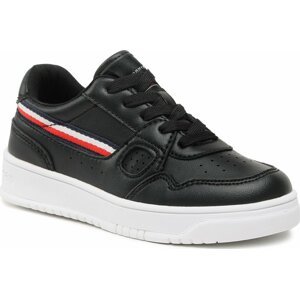 Sneakersy Tommy Hilfiger Stripes Low Cut Lace-Up Sneaker T3X9-32848-1355 M Black 999
