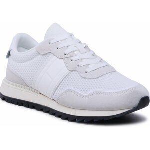 Sneakersy Tommy Jeans Runner Mix Material EM0EM01167 White YBR