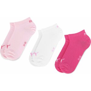 Sada 3 párů dámských vysokých ponožek Puma 261080001 Pink Lady 422