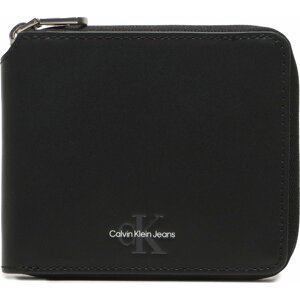 Velká pánská peněženka Calvin Klein Jeans Monogram Soft Zip Around K50K510726 BDS