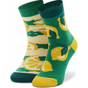 Vysoké dětské ponožky Todo Socks Lemons Multicolor