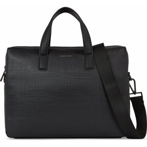 Brašna na notebook Calvin Klein Ck Must Laptop Bag Check K50K511189 Ck Black Check BAX