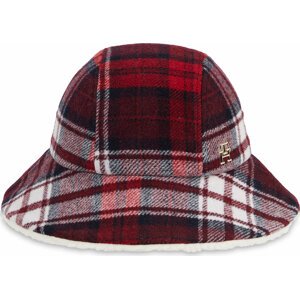 Klobouk Tommy Hilfiger Tommy Check Bucket Hat AW0AW15313 Space Blue DW6