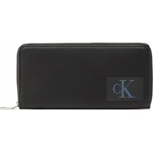 Velká dámská peněženka Calvin Klein Jeans Sculpted Zip Around Twill K60K610350 BDS