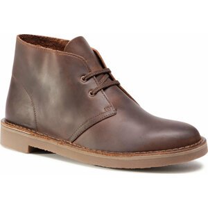 Kotníková obuv Clarks Bushacre 3 261535327 Dark Brown Leather