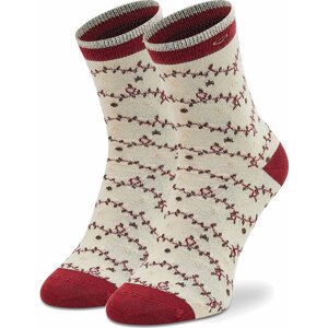 Dámské klasické ponožky Cabaïa Poussiere Etoile SOKFW2122 Béžová