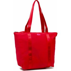 Kabelka Lacoste M Shopping Bag NF3619YA Pompier Rose Fluo