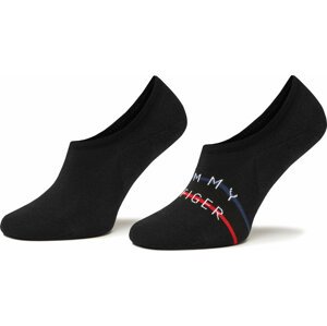 Sada 2 párů pánských ponožek Tommy Hilfiger 701222189 Black 039
