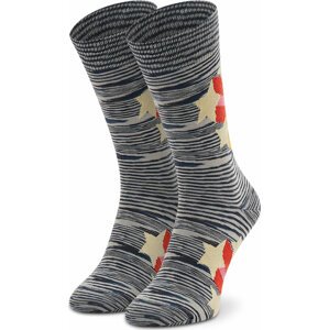 Klasické ponožky Unisex Happy Socks SHO01-9700 Šedá