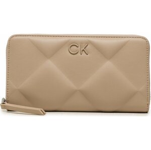 Velká dámská peněženka Calvin Klein Re-Lock Quilt Za Wallet Lg K60K610774 A04