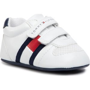 Sneakersy Tommy Hilfiger Velcro Shoe T0B4-30191-0271 White/Blue X336