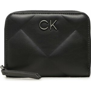 Velká dámská peněženka Calvin Klein Re-Lock Quilt Za Wallet Md K60K610785 BAX