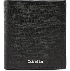 Malá pánská peněženka Calvin Klein Ck Median Trifold 6Cc W/Coin K50K509988 Černá