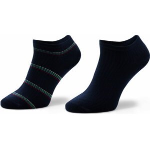 Sada 2 párů dámských nízkých ponožek Tommy Hilfiger 701223804 Navy 003