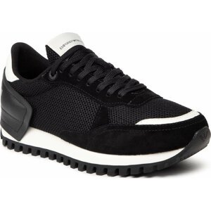 Sneakersy Emporio Armani X4X574 XN196 Q839 Black/Off White/Black