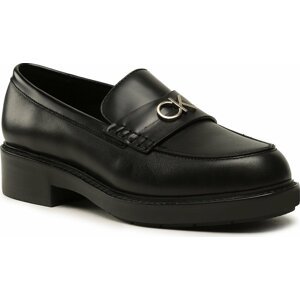 Loafersy Calvin Klein Rubber Sole Loafer W/Hw HW0HW01726 Ck Black BEH