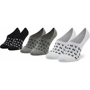 Sada 3 párů pánských ponožek DKNY Apollo S5_6288T_DKY White/Grey/Black