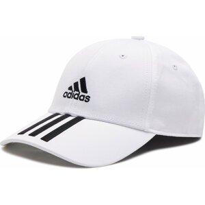 Kšiltovka adidas Baseball 3-Stripes Twill Cap FQ5411 White/Black/Black