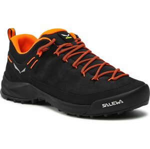 Trekingová obuv Salewa Ms Wildfire Leather 61395 0938 Black/Fluo Orange