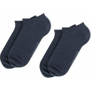 Sada 2 párů dámských nízkých ponožek Tommy Hilfiger 343024001 Jeans 356
