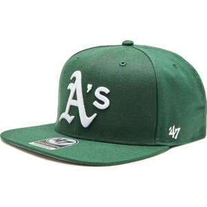 Kšiltovka 47 Brand MLB Oakland Athletics Sure Shot '47 CAPTAIN B-SRS18WBP-DGB Dark Green